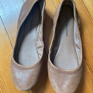 Lucky Brand Emmie Brown ballet leather flats women’s shoe size 7.5